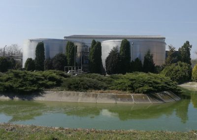Water cleaning facility